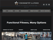 Tablet Screenshot of crossfitlando.com